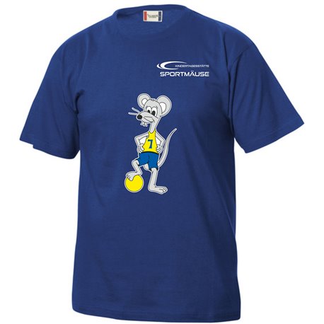 Kita Sportmäuse Chemnitz Baumwoll T-Shirt Junior blau